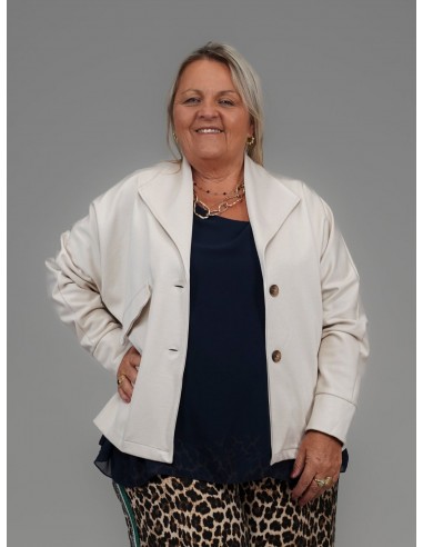 Veste beige effet blazer - 1113 de pas cher