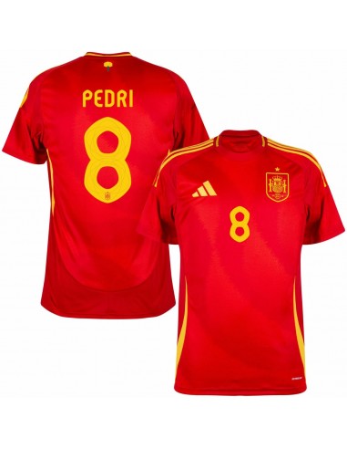 Maillot Espagne Domicile Euro 2024 Pedri les muscles