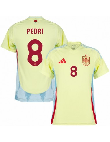 Maillot Espagne Extérieur Euro 2024 Pedri Par le système avancé 