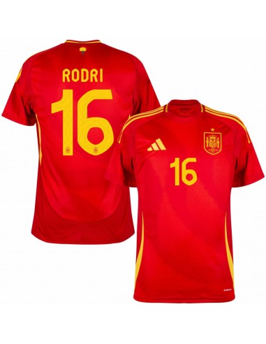 Maillot Espagne Domicile Euro 2024 Rodri Fin de série