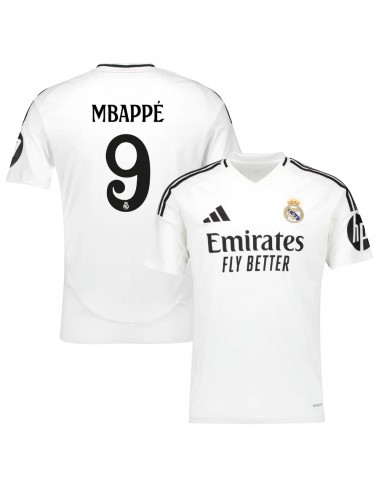 Maillot Real Madrid Domicile 2024 2025 Mbappe le des métaux précieux