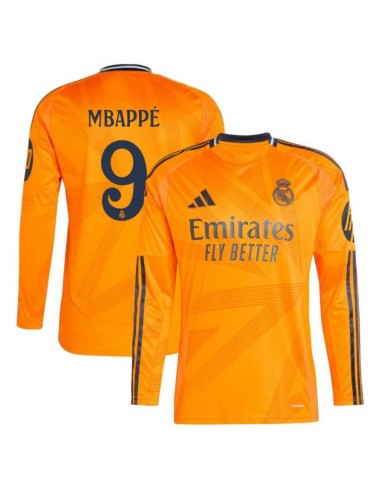 Maillot Real Madrid Extérieur 2024 2025 Mbappe Manches Longues 50-70% off 