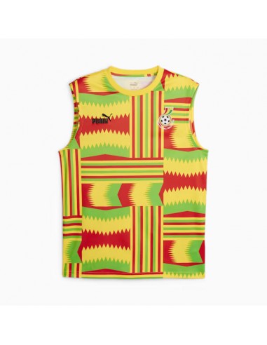 Ghana AFCON 2024 FtblCulture Sleeveless Shirt à prix réduit toute l'année